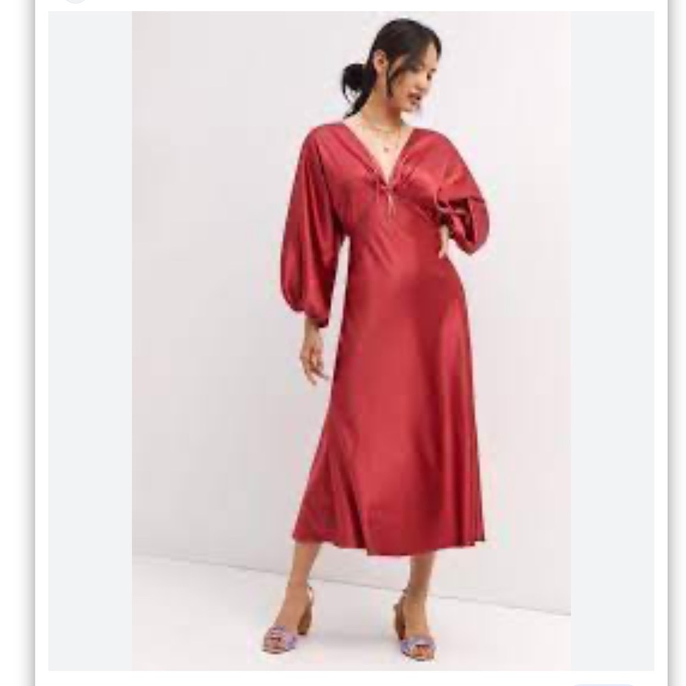 NWT Sachin + Babi ballon sleeves maxi dress
